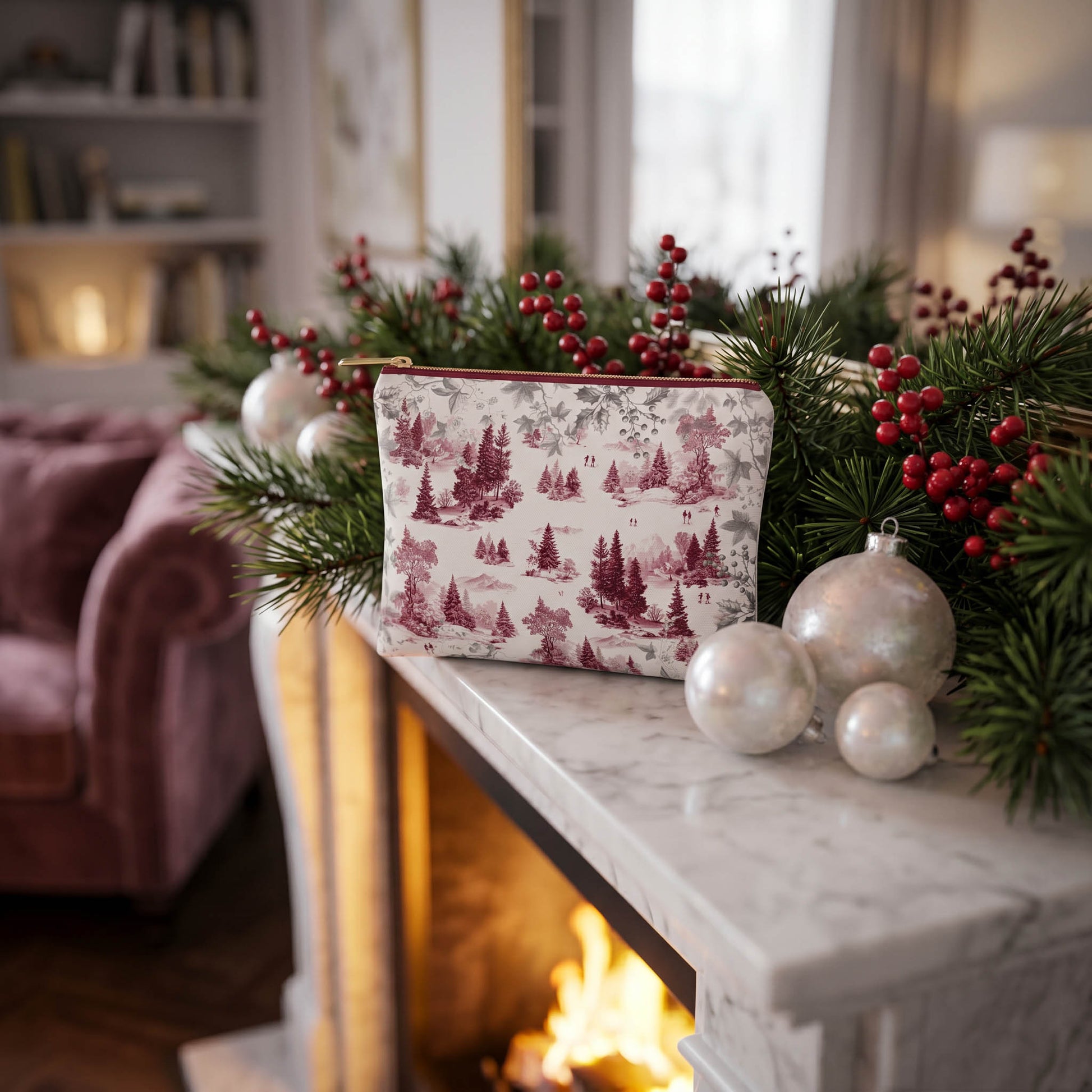 Toile De Jouy Trousse Velvet