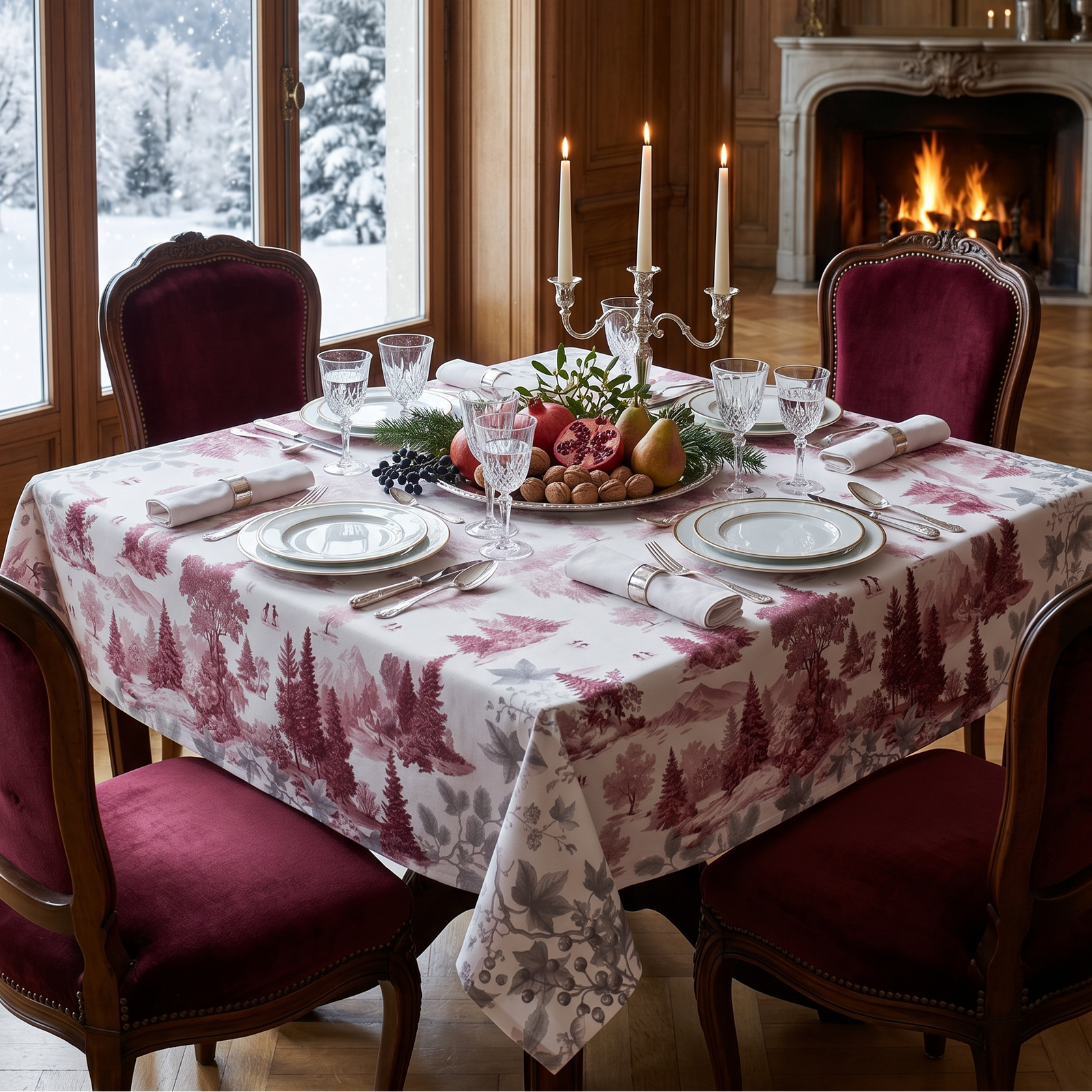 Toile de Jouy Rubino