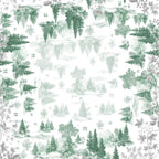 Toile De Jouy tablecloth premium linen with digitally printed decorative design