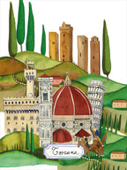 Kitchen Towels «Toscana», 100% Made in Italy