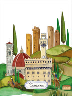 Kitchen Towels «Toscana», 100% Made in Italy