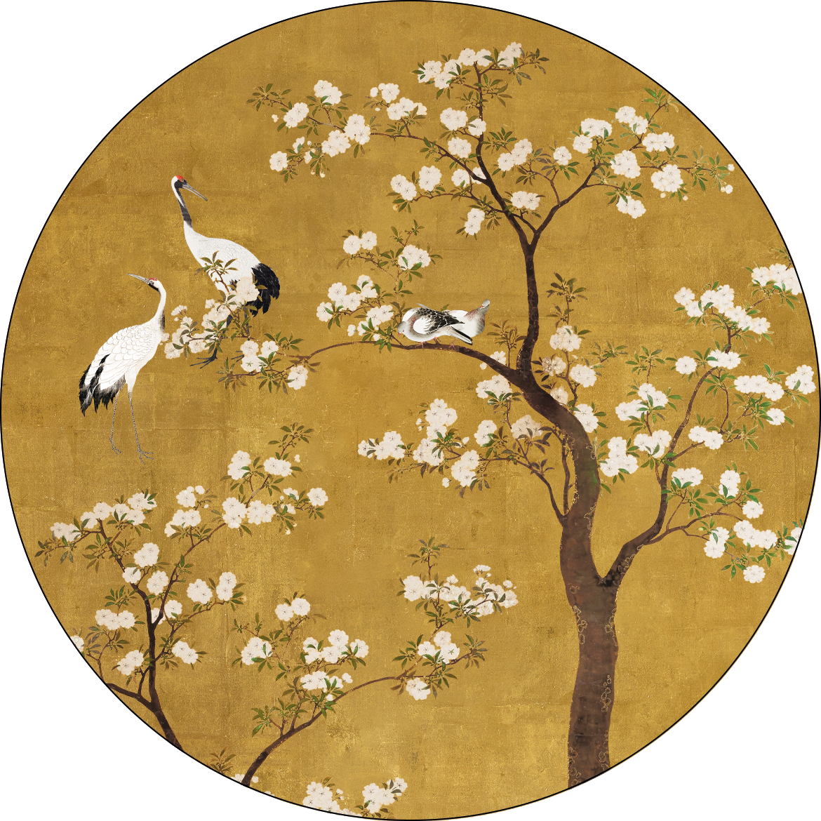 Set of 2 coasters «Ukiyo» wood cork – 100% Made in Italy - The Napking