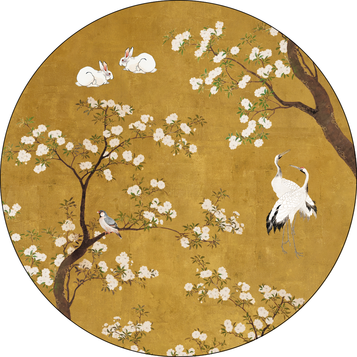 Set of 2 coasters «Ukiyo» wood cork – 100% Made in Italy