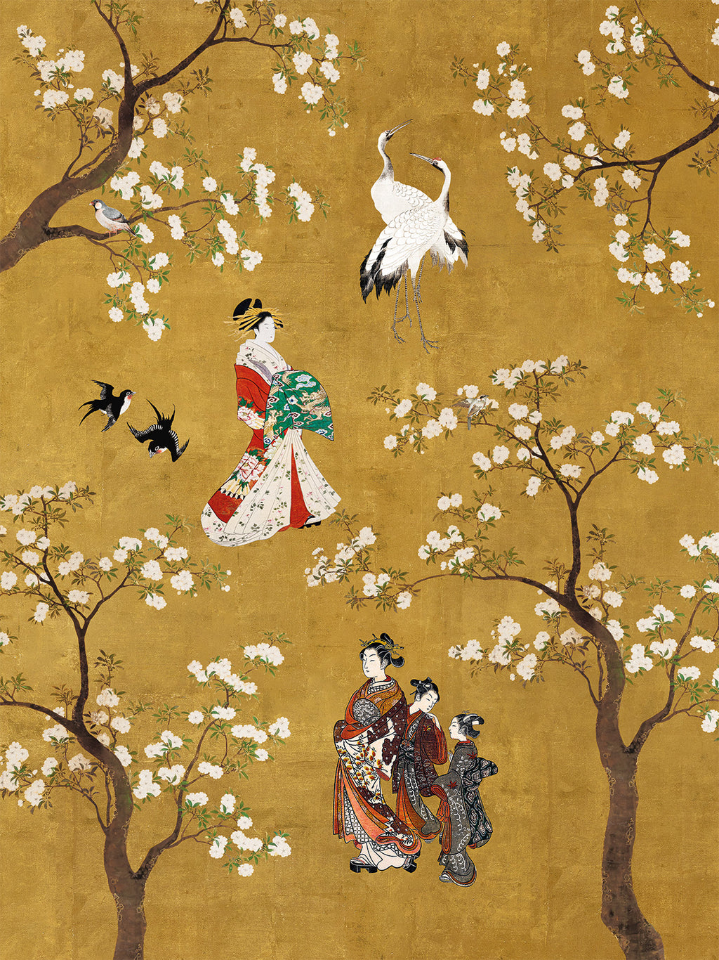 Kitchen Towels «Ukiyo», Premium Quality Linen 100% Made in Italy - The Napking