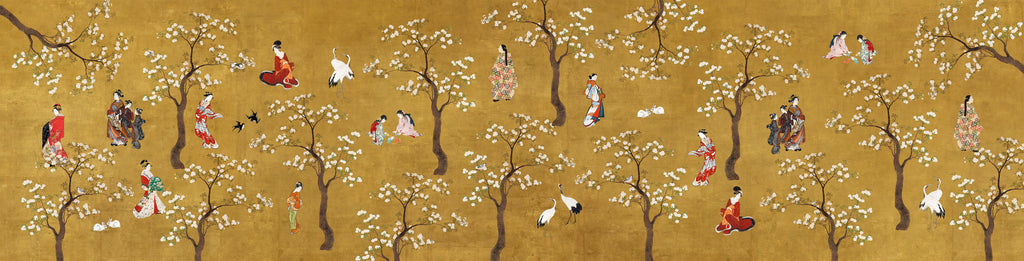 Premium Linen Runner «Ukiyo» 100% Made in Italy - The Napking