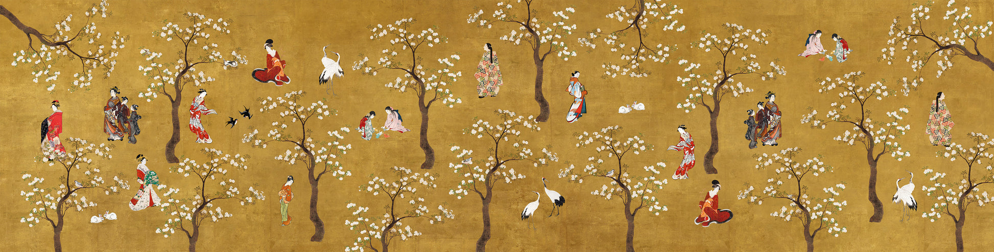 Premium Linen Runner «Ukiyo» 100% Made in Italy - The Napking