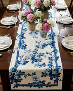 Chemin de table en lin premium Victoria, 100 % fabriqué en Italie
