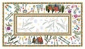 Satin Tablecloth Winter Party 100% Made in Italy