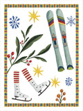 Kitchen Towels Winter Party 100% Made in Italy The Napking