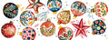 Pure Linen Runner «Magic Xmas» 100% Made in Italy - The Napking