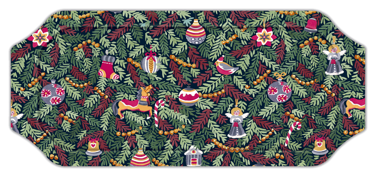 Plateau Octogonal Charms de Noël