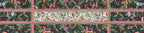 Xmas Charms runner pure linen 50x150 with festive holiday charm print image 3