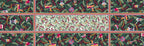 Xmas Charms runner pure linen 80x250 cm with festive holiday charm print image 4