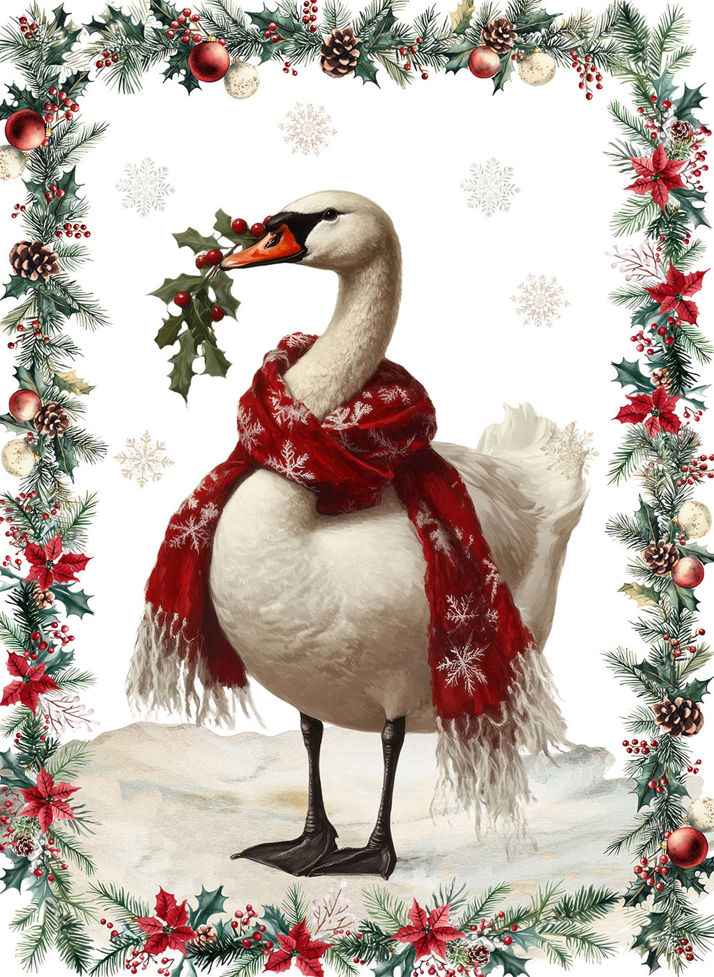 Xmas village Kitchen Towels Pack 1