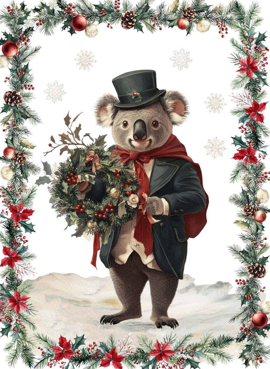 Xmas village Kitchen Towels Pack 1