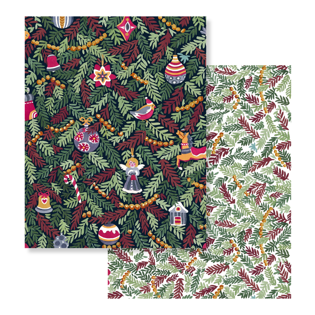 Xmas Charms Plaid Velvet