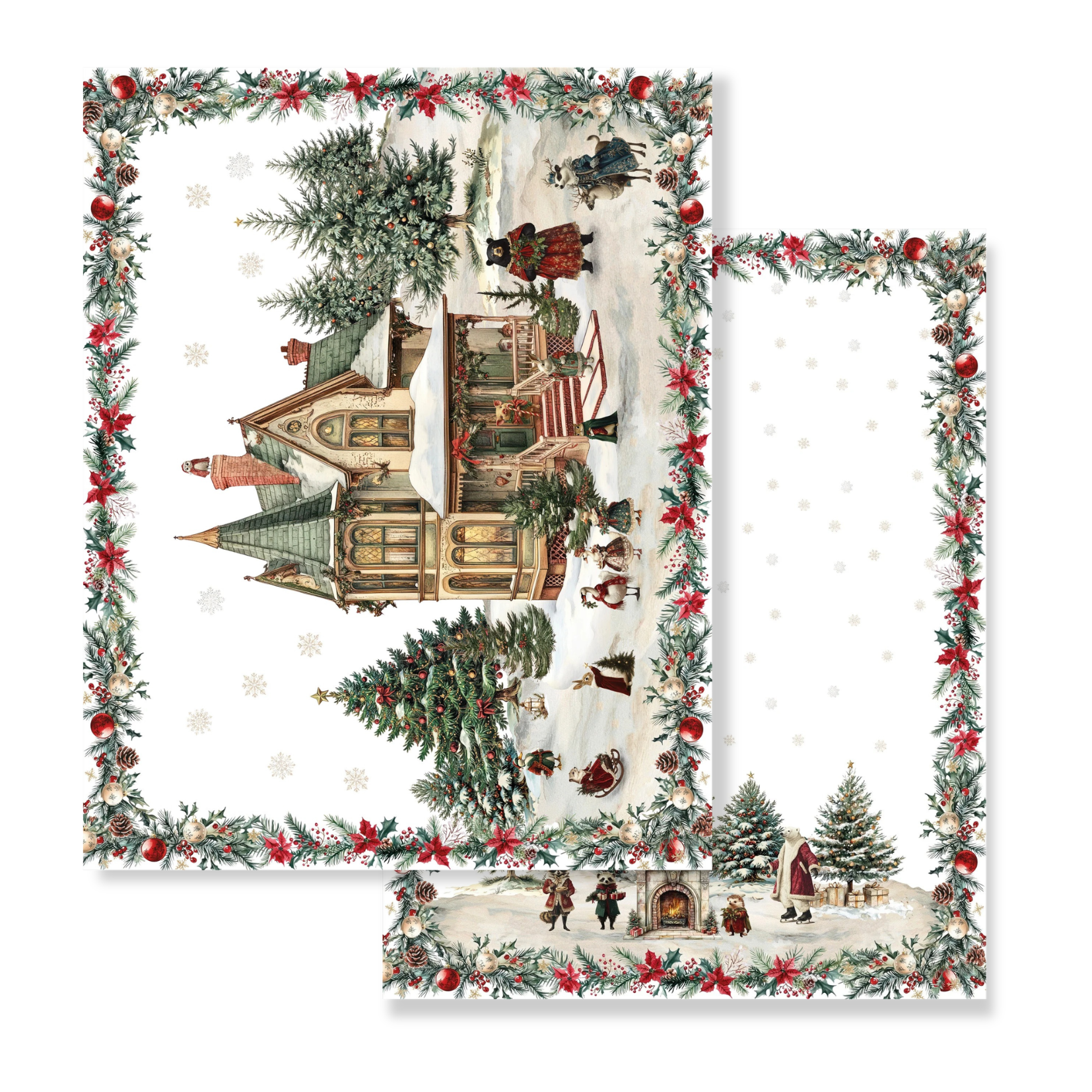 Xmas Village Plaid