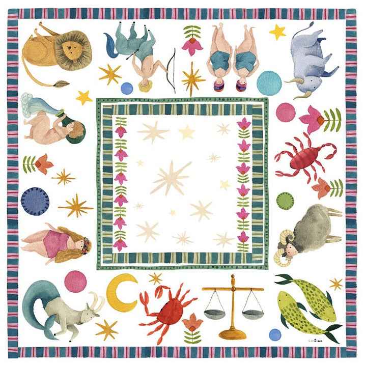 Satin Tablecloths «Zodiac» 100% Made in Italy