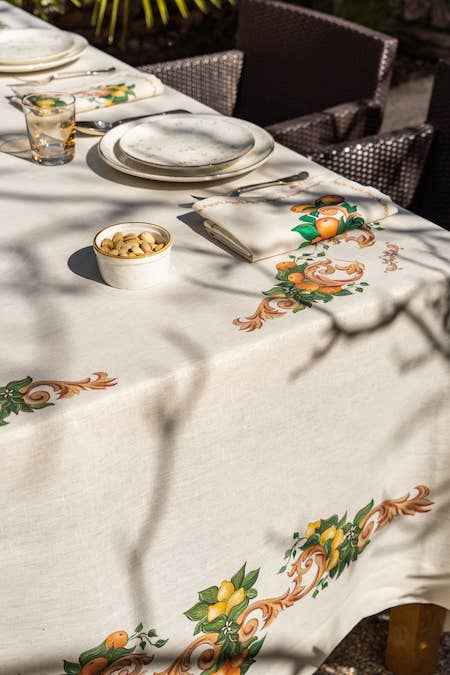 Nappes en lin Medoro 100 % fabriquées en Italie