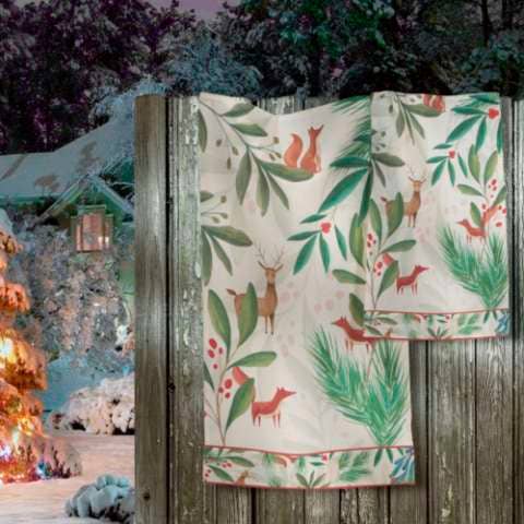Towels Set «Rudolph» 100% Made in Italy