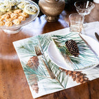 Set of 4 Placemats «Le Sapin» Linen 100% Made in Italy