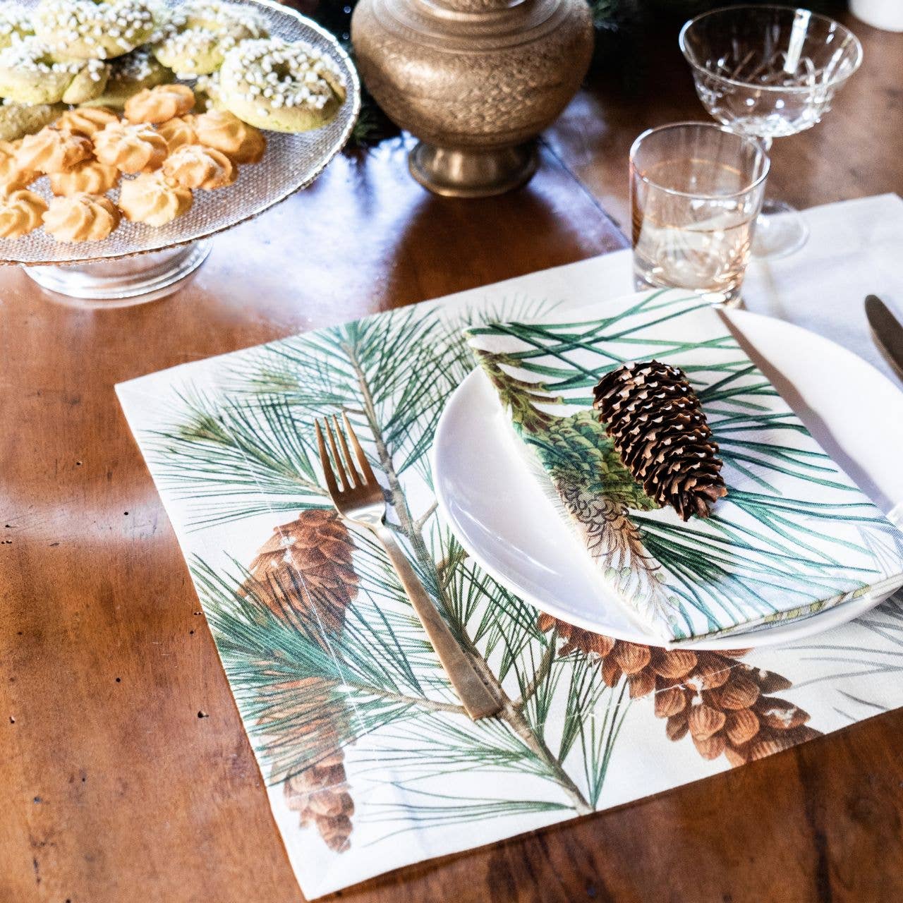 Set of 4 Placemats «Le Sapin» Linen 100% Made in Italy
