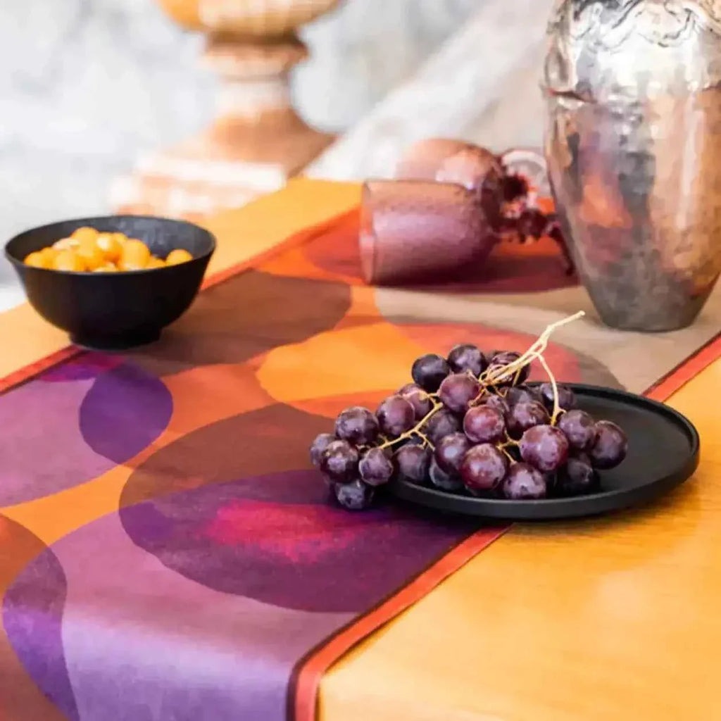 Linen Runner Bubbles 100% Made in Italy