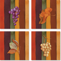 Set Of 4 Napkins «Bacco» 100% Made in Italy