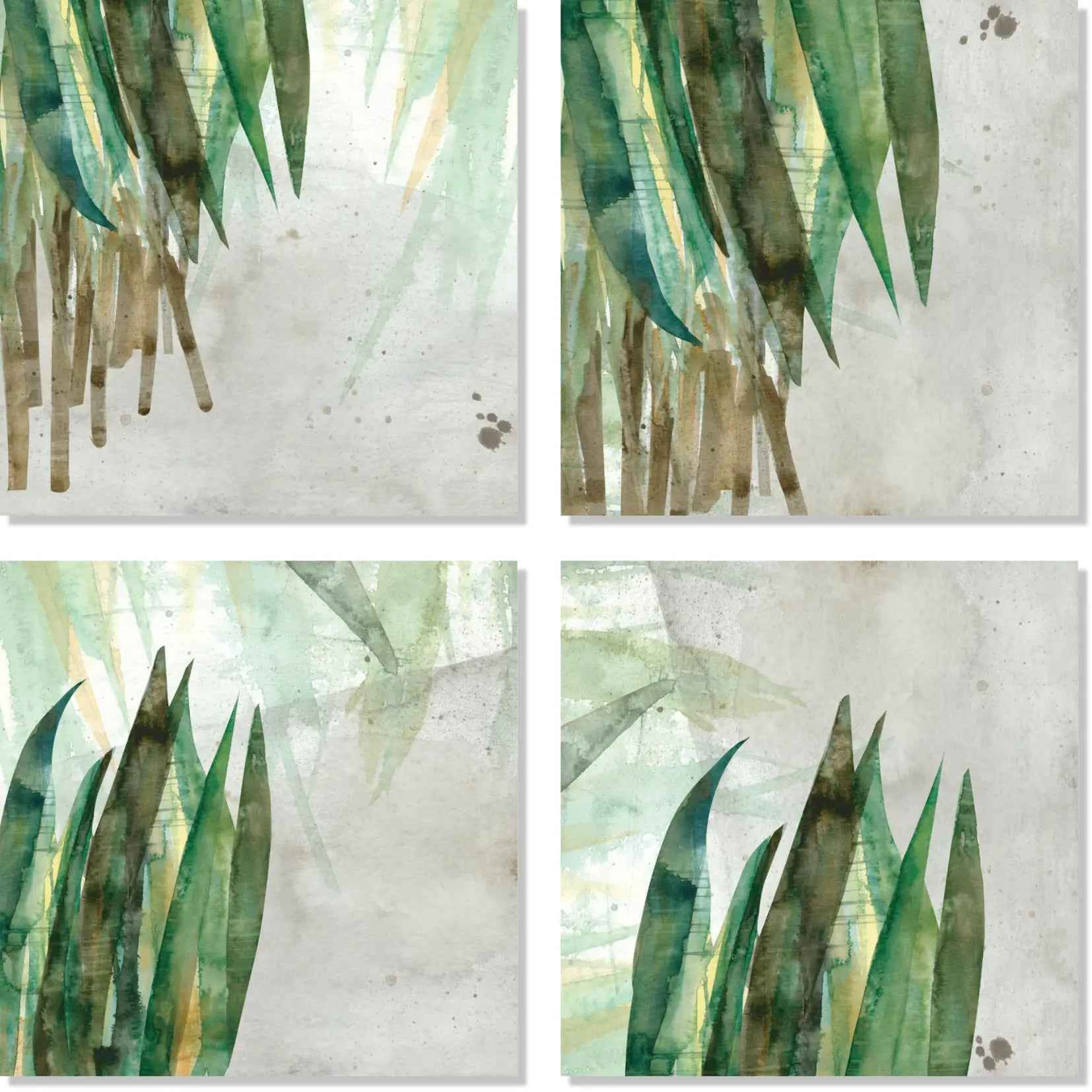 Set of 4 Napkins «Bamboo» 100% Made in Italy