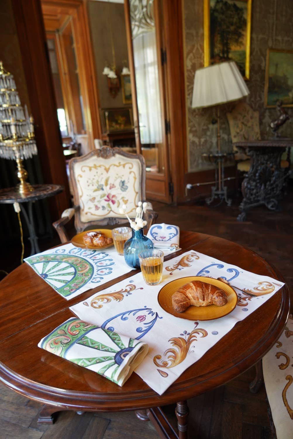 Set of 4 Placemats «Siciliam» Linen 100% Made in Italy