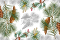 Tablecloths «Le Sapin» 100% Made in Italy