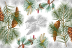 Tablecloths «Le Sapin» 100% Made in Italy