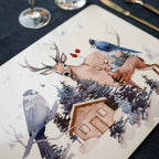 Buck Set of 2 Rectangular Placemats Hardboard and Cork 100% Made in Italy