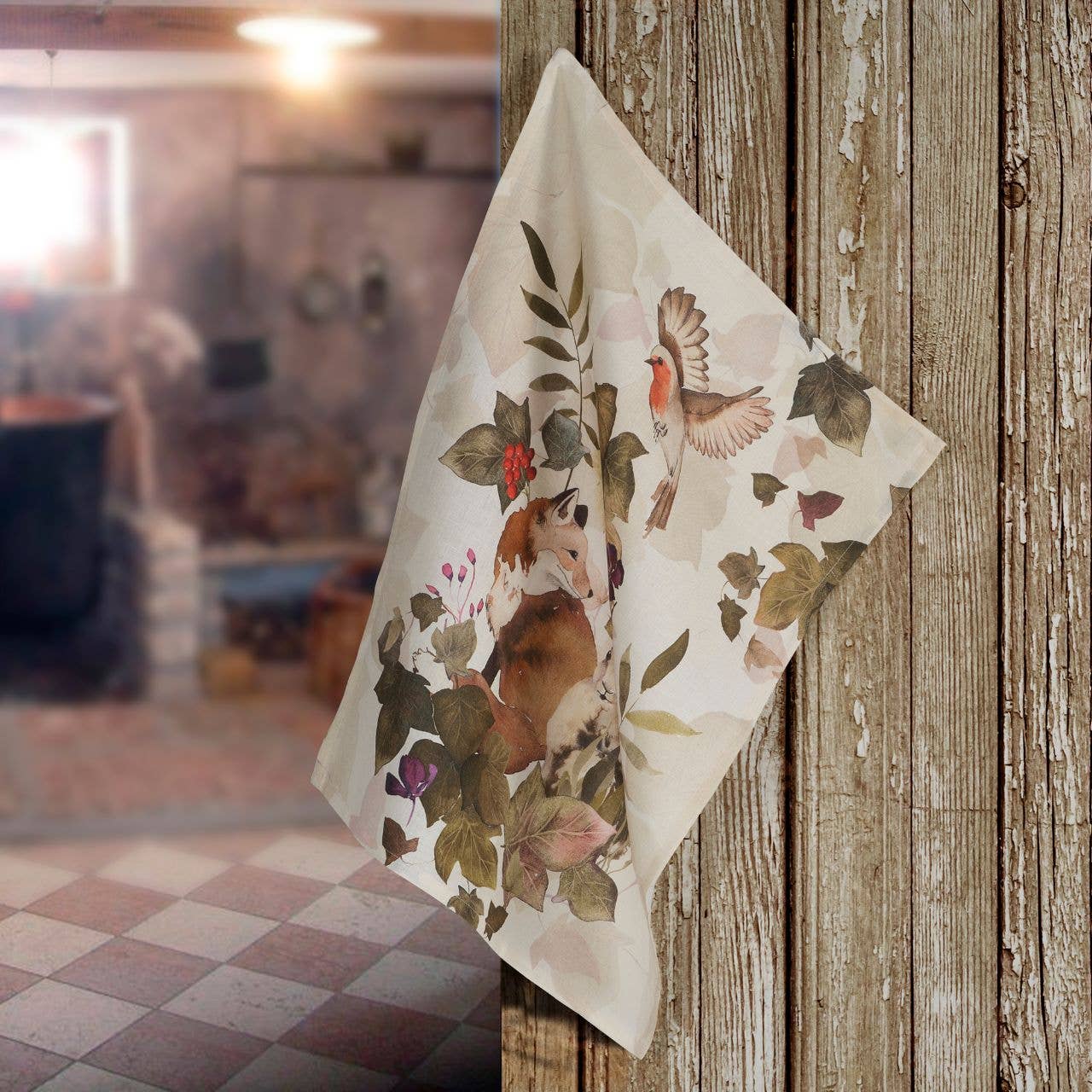 Kitchen Towels «Foxy», 100% Made in Italy The Napking