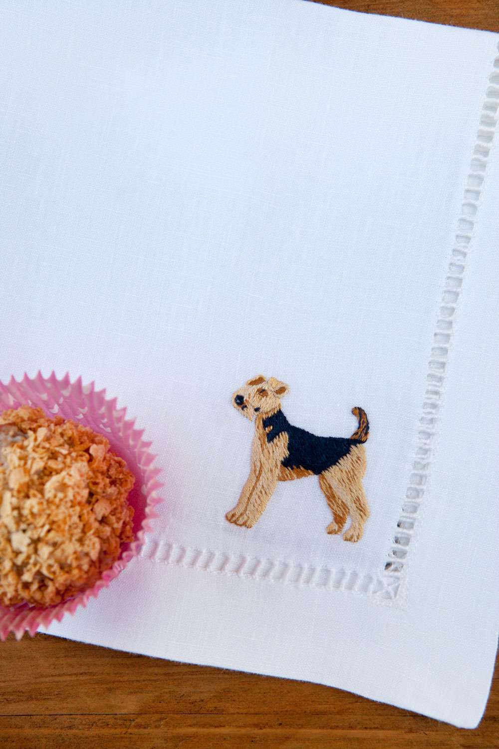 Set of 6 Napkins + 6 Placemats «Dogs» 100% Made in Italy