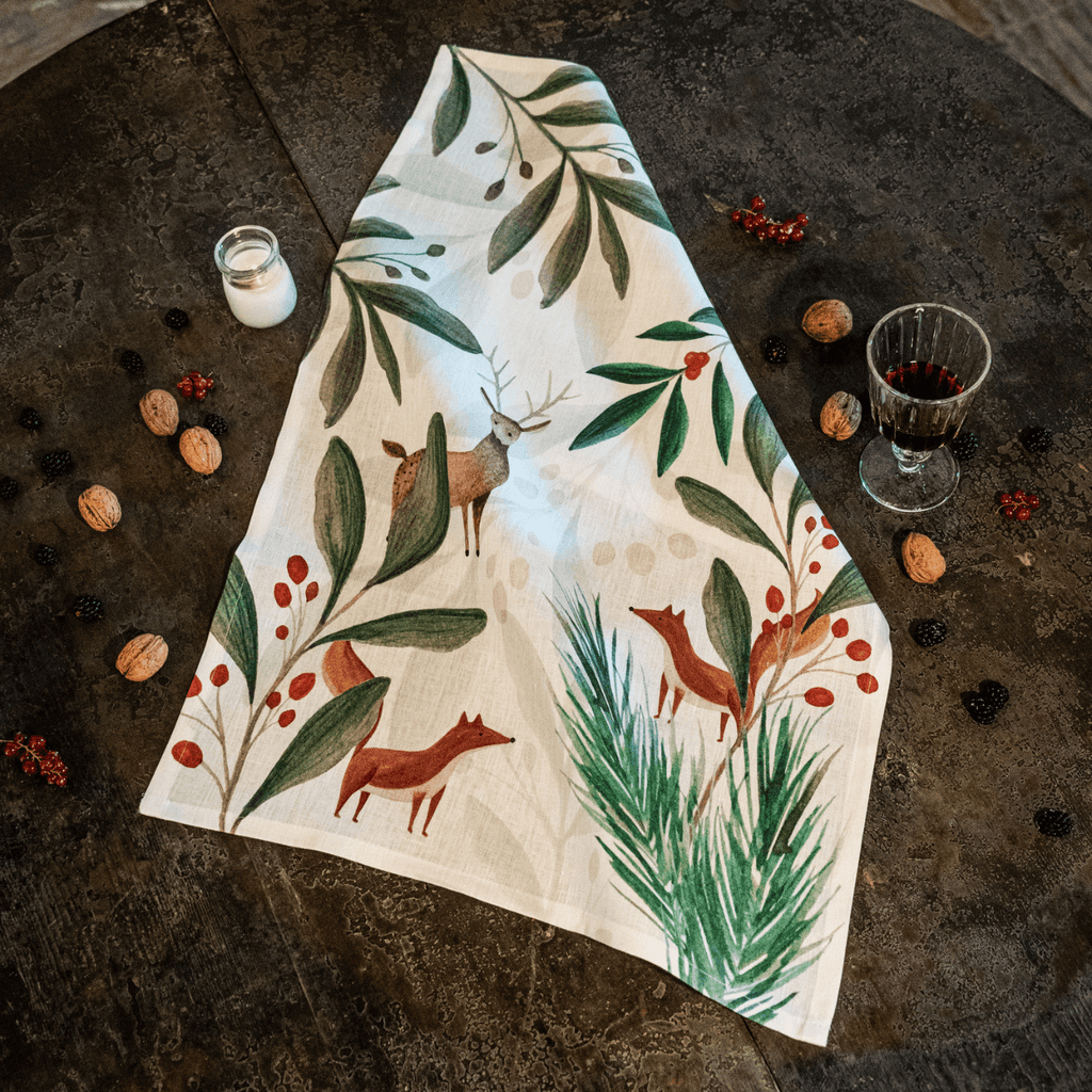 Kitchen Towels «Rudolph», 100% Made in Italy The Napking