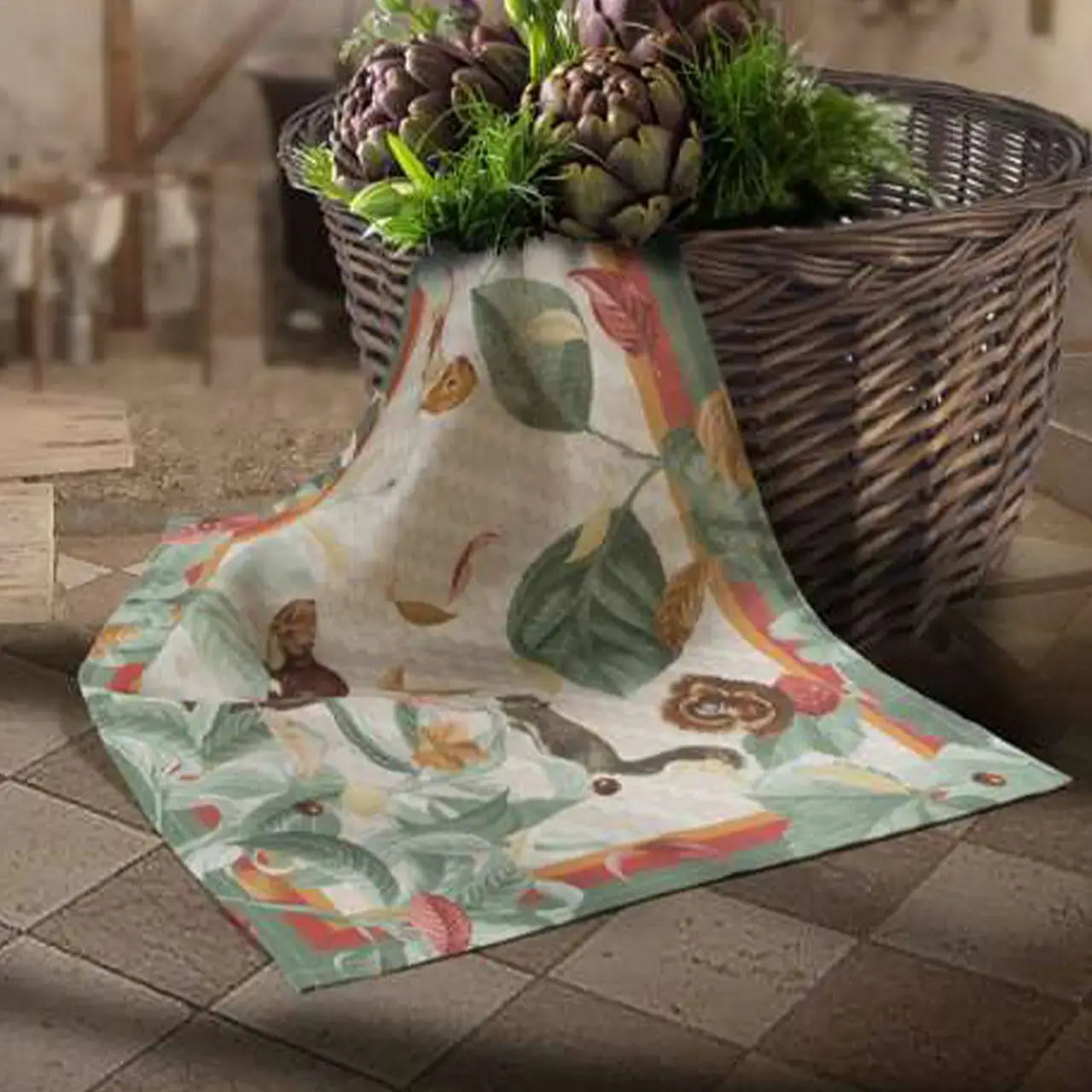Kitchen Towels «Bosco», 100% Made in Italy