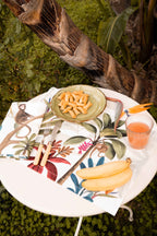 Set of 4 Placemats «Amazzonia» Cotton Satin 100% Made in Italy