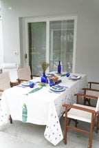 Linen Tablecloth «Aequor» 100% Made in Italy