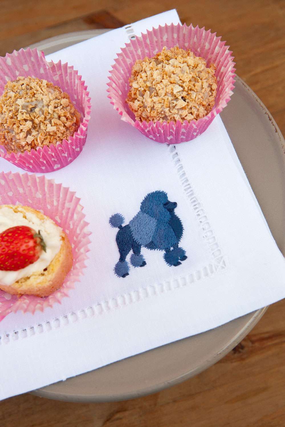 Set of 6 Napkins + 6 Placemats «Dogs» 100% Made in Italy - The Napking