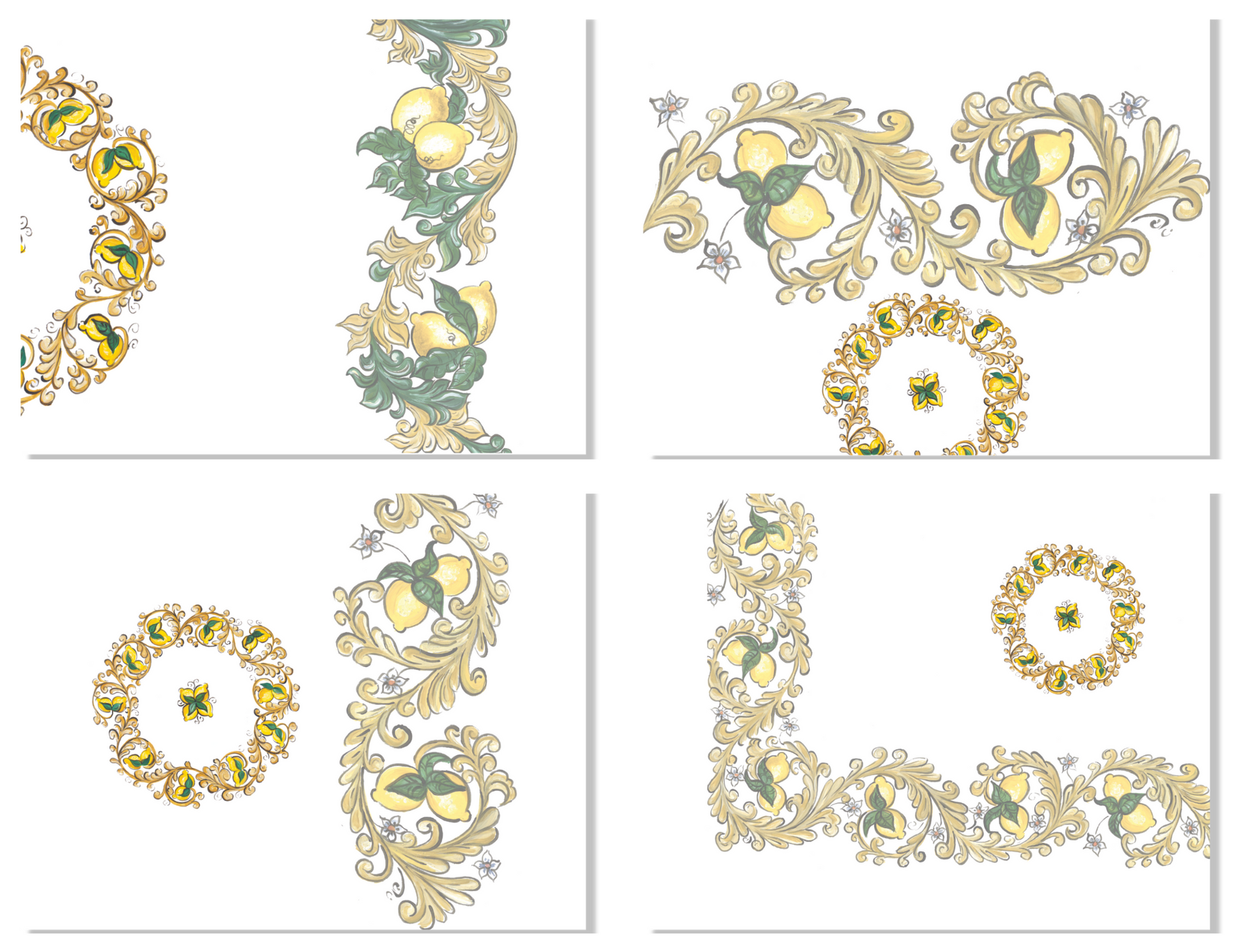 Set of 4 Placemats «Isolabella» Linen 100% Made in Italy