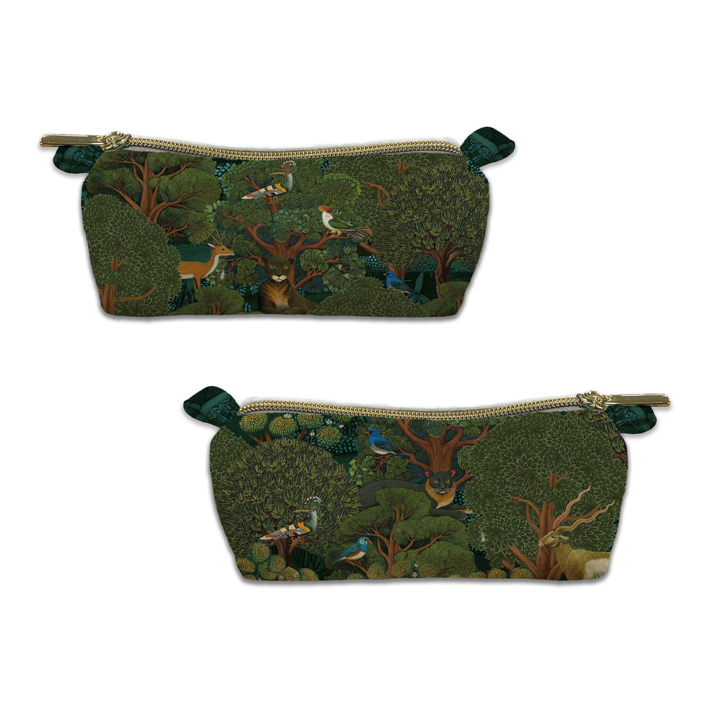 Madikwe velvet case with printed decorative design in compact format