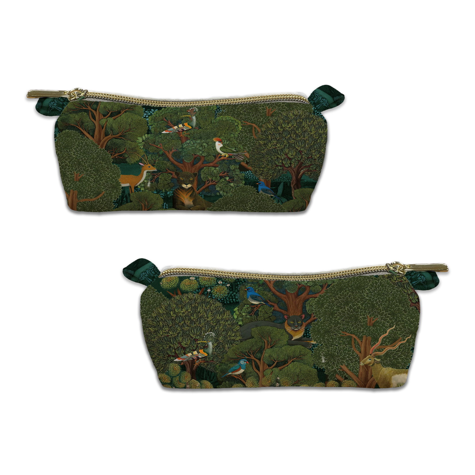 Madikwe velvet case with printed decorative design in compact format