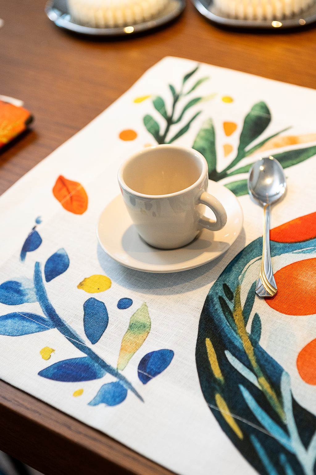 Set of 4 Placemats «Magic Xmas» Linen 100% Made in Italy