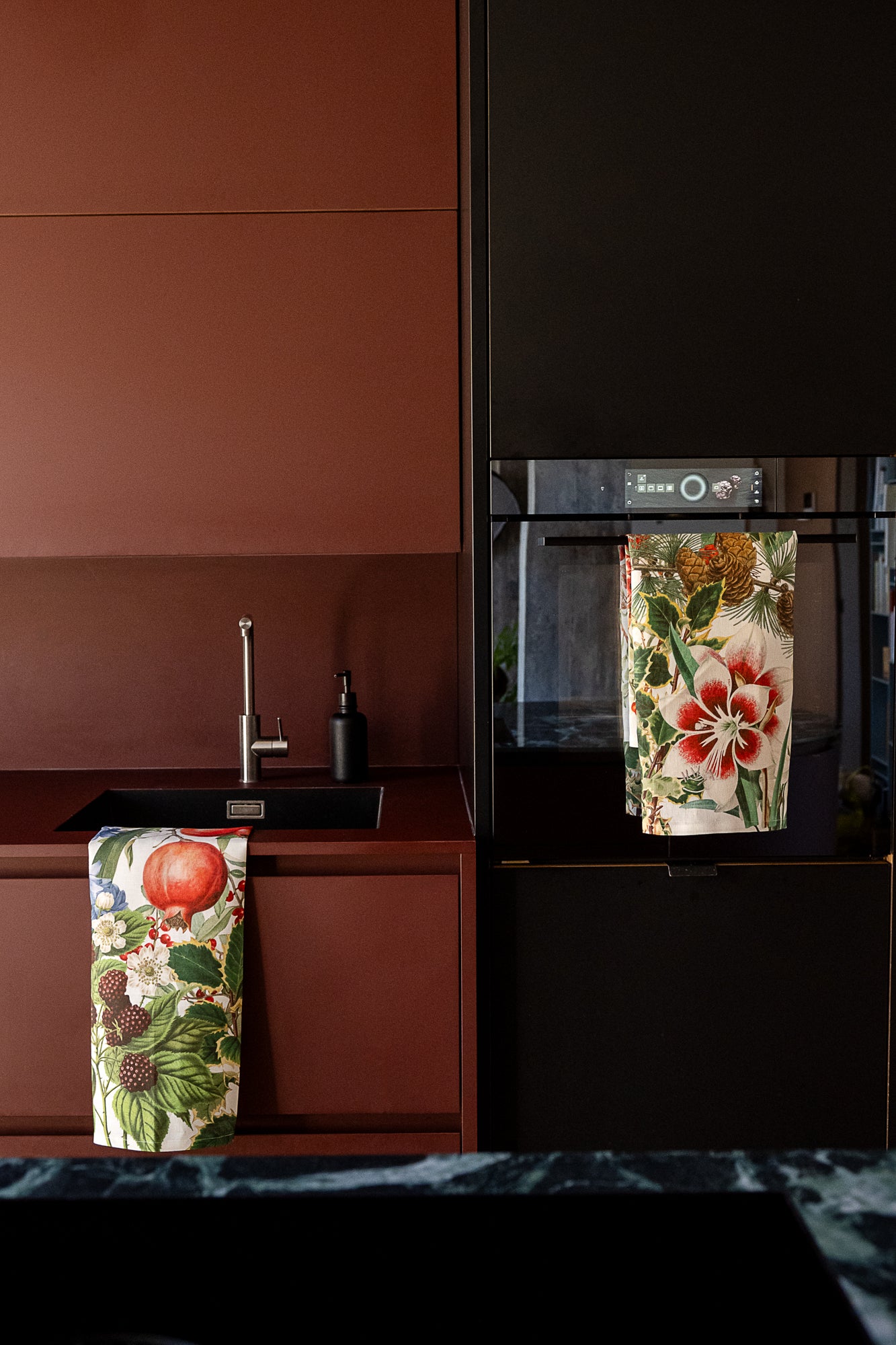 Natalia Kitchen Towels Linen