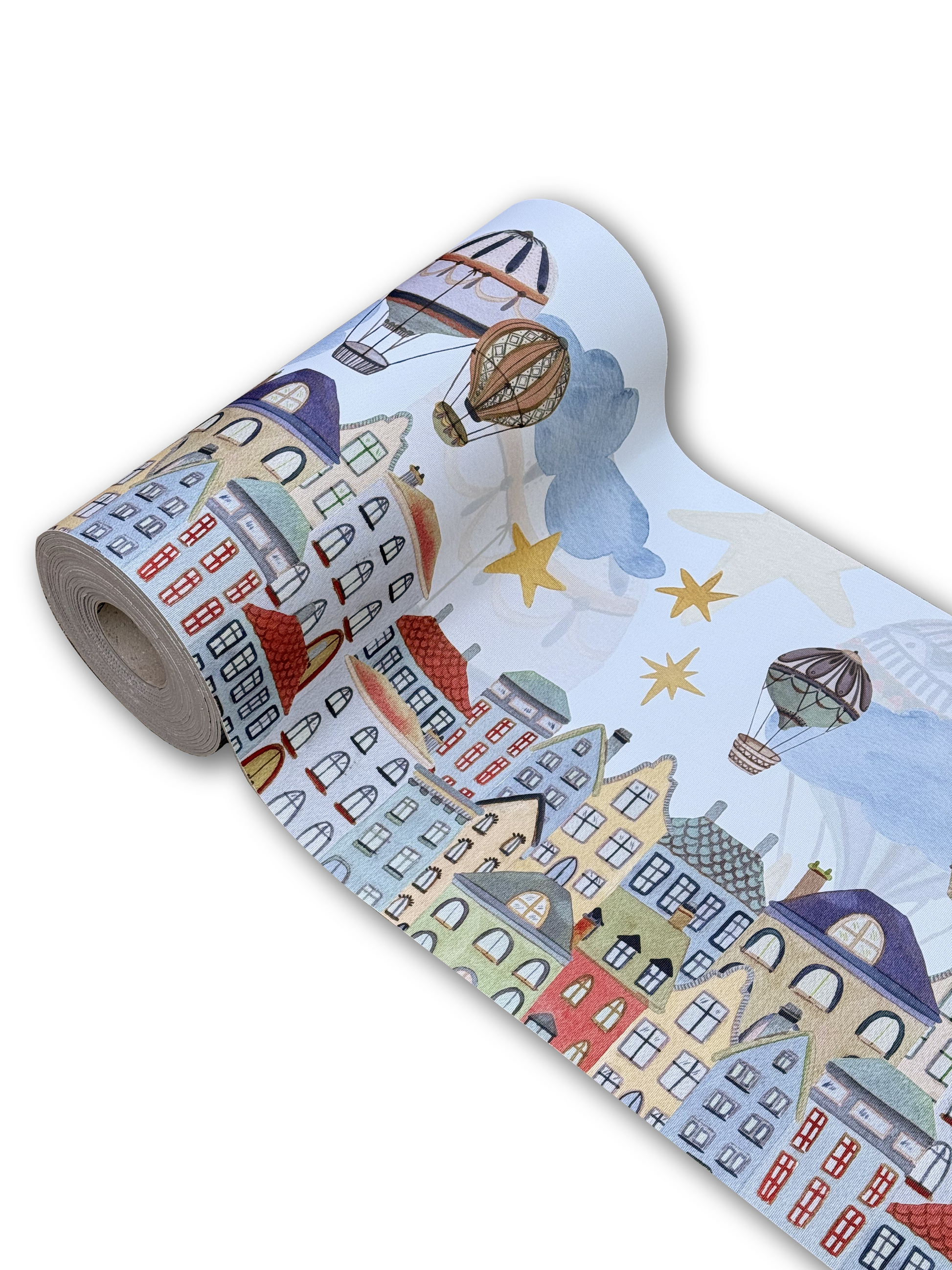 Non-Slip Kitchen Rug «Mongolfiere» - The Napking