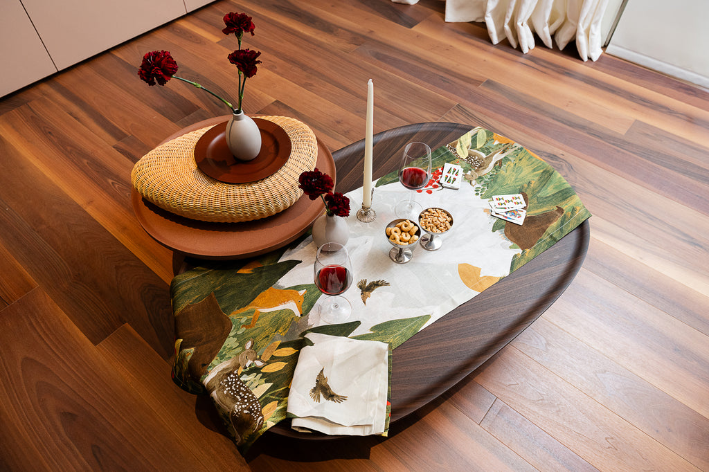 Runner in puro lino «Reinard» 100% Made in Italy