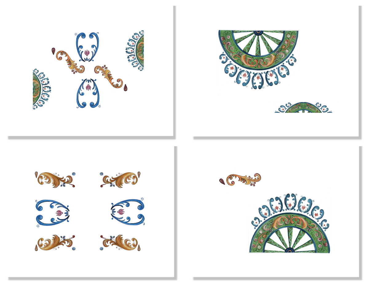 Set of 4 Placemats «Siciliam» Linen 100% Made in Italy