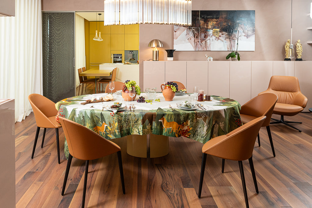Tovaglia in lino «Reinard», 100% Made in Italy