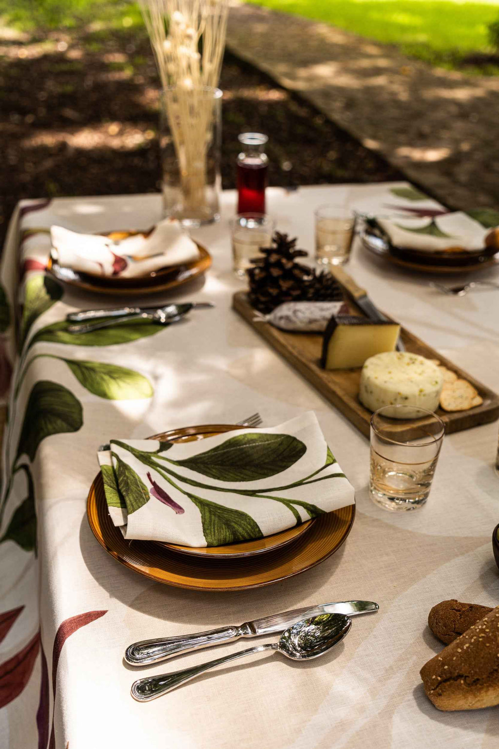 Linen Tablecloths Woody 100% Made in Italy